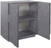 Dmora Kommode Arli, Küchen-Sideboard mit 2 Türen, Wohnzimmer-Buffet, 100 % Made in Italy, 81 x 44 x 86 cm, Schiefer, Bild 4