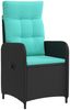 vidaXL Sofa-Tischset 7 pcs PE Rattan und pulverbeschichteter Stahl 3422489 Bild 2