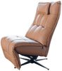KAWOLA Sessel MIKO Relaxsessel drehbar Leder braun 115 x 94 x 75 cm Bild 3