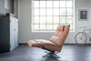 KAWOLA Sessel MIKO Relaxsessel drehbar Leder braun 115 x 94 x 75 cm Bild 5