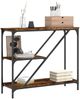 Konsolentisch, Beistelltisch, Konsole Räuchereiche 88,5x30x75 cm Holzwerkstoff Bild 3