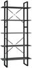 vidaXL Bücherregal 5 Fächer Grau 80x30x175 cm Holzwerkstoff 3081990 Bild 2