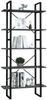 vidaXL Bücherregal 5 Fächer Grau 80x30x175 cm Holzwerkstoff 3081990 Bild 3