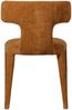 Esszimmerstuhl Permit aus Webstoff, Retro Chic, Orange Braun, weich gepolstert für Dein Zuhause Bild 4