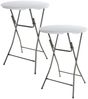 Koopman Stehtisch Bistrotisch Biertisch Ø 80 cm Rund klappbar 1/2/3 er Set (Set, 2-St, Packung), 2 Stk, Klappbar, Ø 80 cm, Rund, klappbar Kunststoff Bild 1