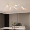 ZMH LED Deckenleuchte 6 Strahler GU10 - Deckenstrahler Modern Innen Deckenlampe Weiß für Wohnzimmer Bad Küche Büro Bild 3