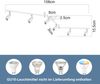 ZMH LED Deckenleuchte 6 Strahler GU10 - Deckenstrahler Modern Innen Deckenlampe Weiß für Wohnzimmer Bad Küche Büro Bild 2