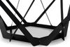 Couchtisch >Mia< in grau/schwarz, Metall / Glas - 40x80cm (HxD) Bild 3