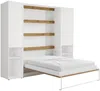 Vente-unique - RAPILI Bett Holz, Platte BeigeWeiß - B 50 cm239,2 cm x H 225,2 cm x L 259 cm Bild 3