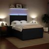 vidaXL Boxspringbett mit Matratze Schwarz 140x200 cm Samt 3294660 Bild 4