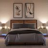 vidaXL Wand-Nachttische mit LED-Leuchten 2 Stk. Sonoma-Eiche 852080 Bild 5