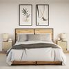 vidaXL Wand-Nachttische mit LED-Leuchten 2 Stk. Sonoma-Eiche 852080 Bild 4