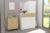 Kommode >PLAU 1< in Artisan Eiche Dekor - 68,5x93,5x33cm (BxHxT) Bild 5