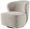 riess-ambiente Drehsessel GATSBY taupe - Bouclé, Tweed, 360° drehbar, Polsterung, Rundumbezug (Einzelartikel, 1-St), Stilvoller Sitz - ideal für Wohn- & Schlafzimmer, Lofts oder Lounges Bild 2