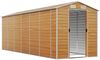 vidaXL Gerätehaus Hellbraun 191x555x198 cm Verzinkter Stahl 3188280 Bild 3