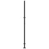 vidaXL Gartentor Schwarz 100x200 cm Stahl Kreuz-Design 4101003 Bild 5
