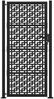 vidaXL Gartentor Schwarz 100x200 cm Stahl Kreuz-Design 4101003 Bild 3