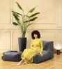 Sitting Point Sitzsack Marla Roll Samt Petrol Bild 3