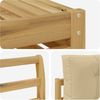 vidaXL Outdoor-Sofagarnitur 9 pcs Weiß und Beige 3390248 Bild 5