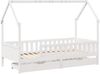 vidaXL Kinderbett mit Schubladen 90x190 cm Massivholz Kiefer 3302039 Bild 3