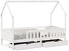 vidaXL Kinderbett mit Schubladen 90x190 cm Massivholz Kiefer 3302039 Bild 2