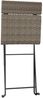 vidaXL Bistrostühle 4 Stk. Klappbar Grau Poly Rattan und Stahl 3152118 Bild 5