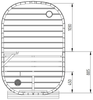 FinnTherm Innensauna Ellipso S Innensauna 2 Sitzbänke aus Holz Saunakabine mit 42 mm Wandstärke Dampfsauna mit Montagematerial Bild 4