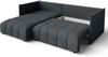 AX LIVING Gaziante Eckschlafcouch mit Bettkasten 248 cm grau Bild 5