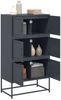 vidaXL Sideboard Anthrazit 68,5x38,5x123,5 cm Stahl 846490 Bild 5