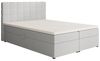 Beautysofa Boxspringbett Kontinentales mit Bettkasten TOPIQ BOUCLÉ (mit FEDERKERNMATRATZE und TOPPER-MATRATZE), 140, 160, 180 cm, mit 2x Bettkästen, Federkernmatratze Bild 4