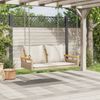 vidaXL Hängebank mit Kissen Beige 109x62x40 cm Poly Rattan 368148 Bild 3