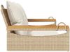 vidaXL Hängebank mit Kissen Beige 109x62x40 cm Poly Rattan 368148 Bild 5