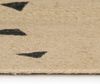 vidaXL Teppich Handgefertigt Jute mit Dreiecksmuster 120 cm 133690 Bild 3
