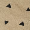 vidaXL Teppich Handgefertigt Jute mit Dreiecksmuster 120 cm 133690 Bild 4