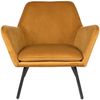 White Label Living Bon Lounge Sessel Velvet Gold Bild 2
