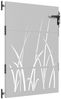 vidaXL Gartentor 85x125 cm Cortenstahl Gras-Design 153222 Bild 3