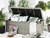Aufbewahrungsbox MODENA 158 cm 63 cm Grau Bild 3