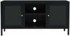 vidaXL TV-Schrank Schwarz 105x35x52 cm Stahl und Glas 336058 Bild 3