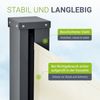 Juskys Seitenmarkise Dubai 500 x 160 cm ausziehbar blickdicht, Sichtschutz für Balkon & Terrasse, Seitenrollo mit Wandhalterung – beige Bild 4