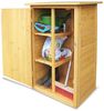 HABAU Gartenschrank mit Flachdach, Maisgelb, 75 x 56 x 117 cm Bild 3
