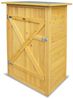 HABAU Gartenschrank mit Flachdach, Maisgelb, 75 x 56 x 117 cm Bild 2