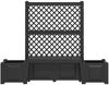 vidaXL Gartenbank Kopenhagen Anthrazit 173 x 49 x 135,5 cm PP 42041747 Bild 4