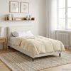 vidaXL Ganzjahresbettdecke Gepolstert Creme 140 x 220 cm Mikrofaser 42026067 Bild 4