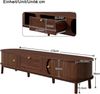 TV-Schrank 170x39,5x38 cm, in Nussbaum, mit Schublade, Schiebetüren und abgerundeten Ecken Bild 5