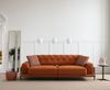 Sitzgruppe/Sofa Set - Wohnzimmergarnitur "Lilia" 3+3+1-Beige/Orange Bild 3