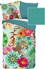 hip Mako Satin Bettwäsche 2 teilig Bettbezug 135x200 cm Kissenbezug 80x80 cm Ximena Multi Bild 4
