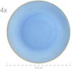Mäser 931547 Ossia Geschirr-Set für 4 Personen im mediterranen Vintage-Look, Kombiservice, Porzellan, hellblau, 16-teilig (1 Set) Bild 4