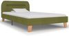 vidaXL Bettgestell mit LED Grün Stoff 90x200 cm, Mit Beleuchtung [280906] Bild 2