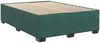 vidaXL Boxspringbett mit Matratze Dunkelgrün 140x200 cm Samt 3286327 Bild 5
