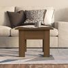 Couchtisch Braun Eichen-Optik 55 x 55 x 42 cm Spanplatte [813070] Bild 3